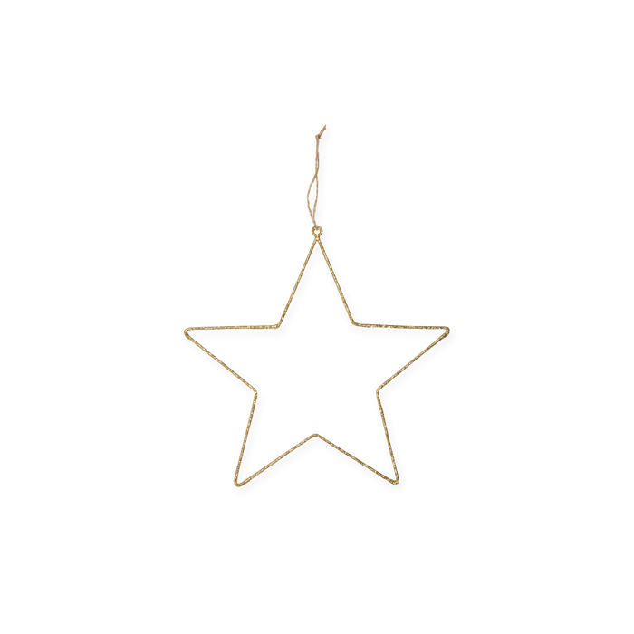 Metall-Deko "Glitter-Stern" 63413