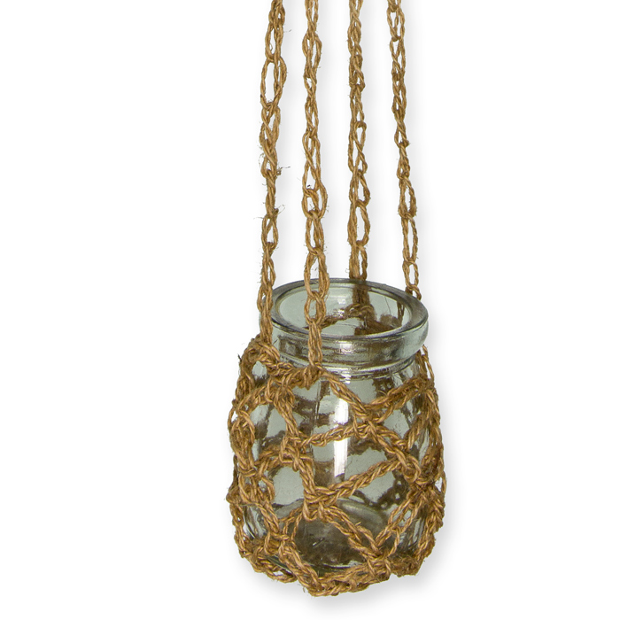 Blumenampel mit Vase 44501