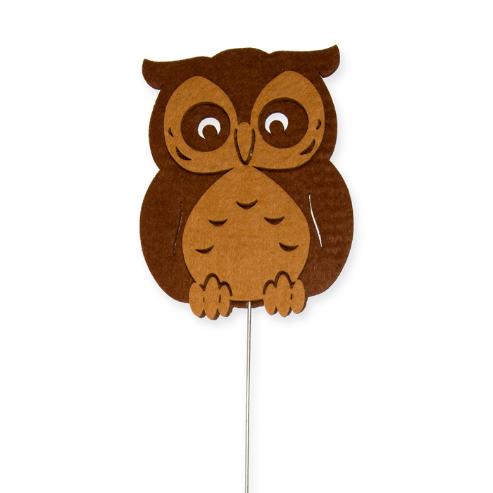 Pflanzenstecker "Eule", Blumenstecker, Outdoor-Stecker 23498