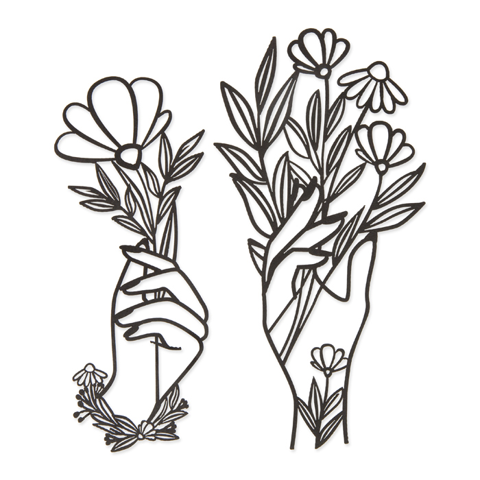 Paper Cutting "Flower Hand" 23216