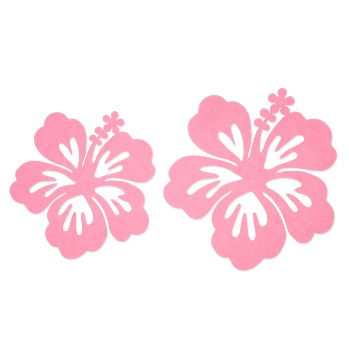 Filz-Deko "Hibiskus" 63504
