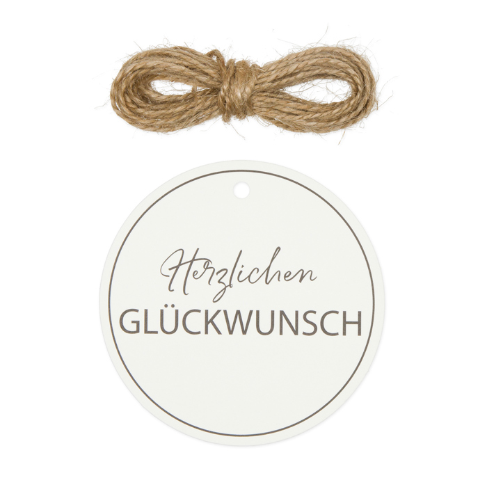 Geschenkanhänger "Herzlichen GLÜCKWUNSCH" 19931