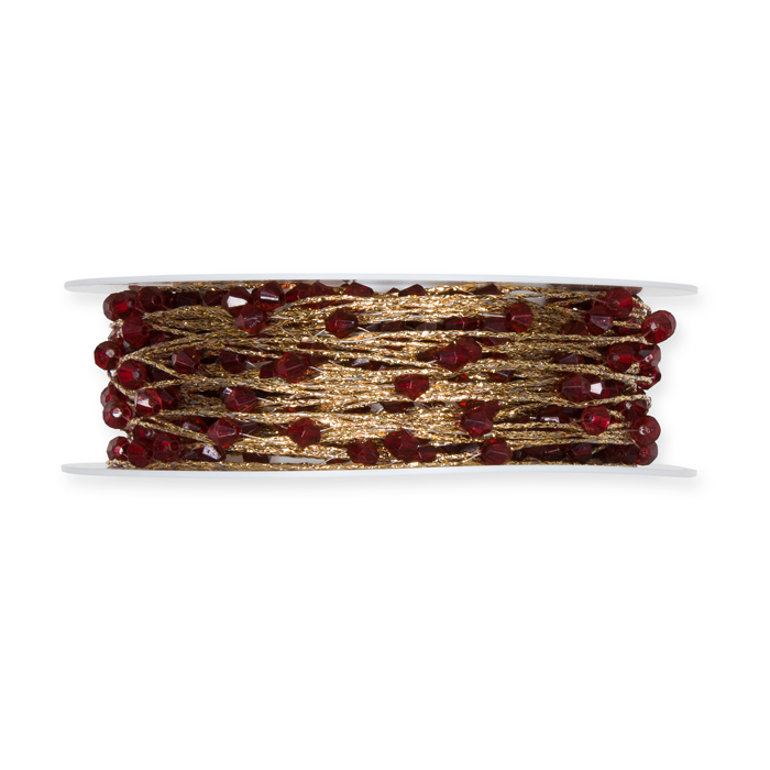 wine red/gold