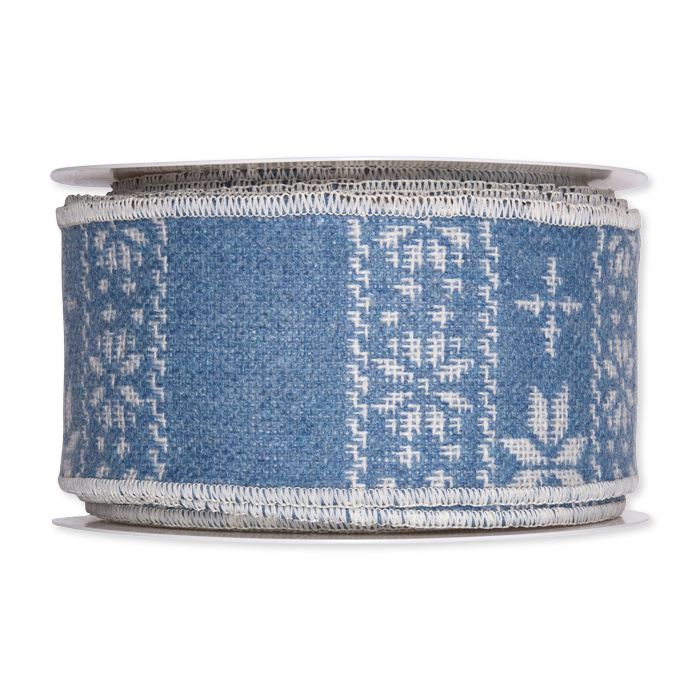 dusky blue/white