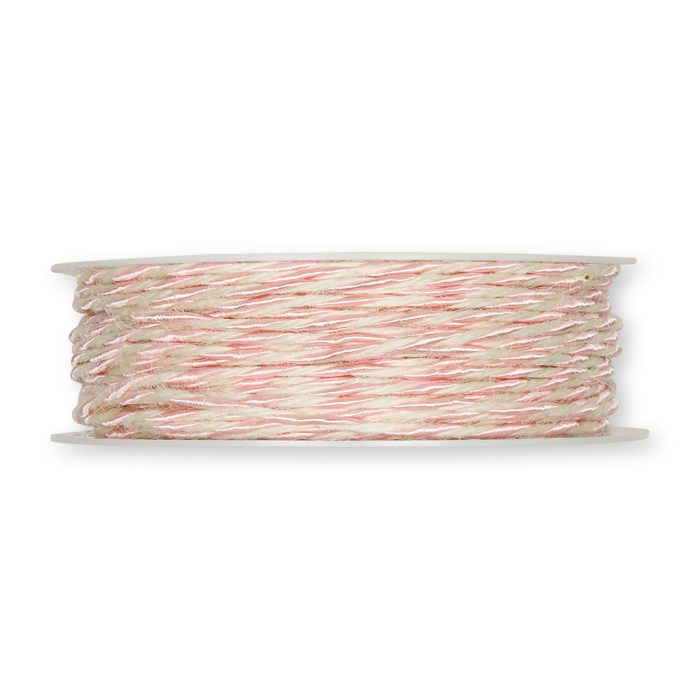 Jute-/Acetat-Kordel,  mit formbarer Drahtseele 493