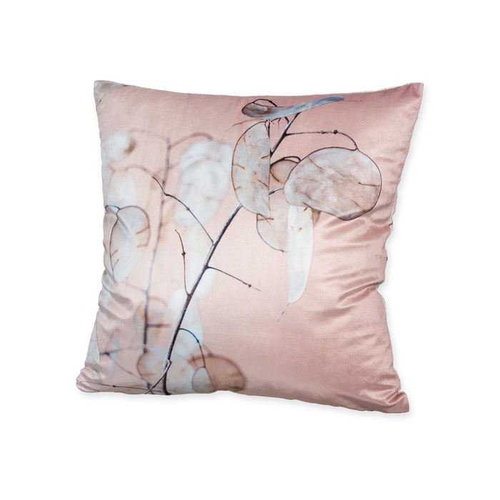 Samt-Kissen "Lunaria" /  "Digital Motivdruck 74840