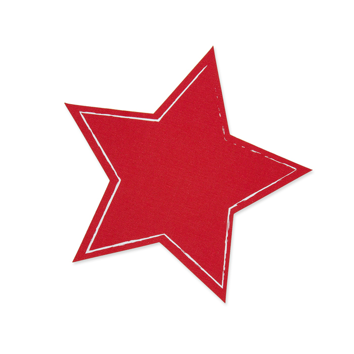 Tafelstoff Sticker "Stern" 15672