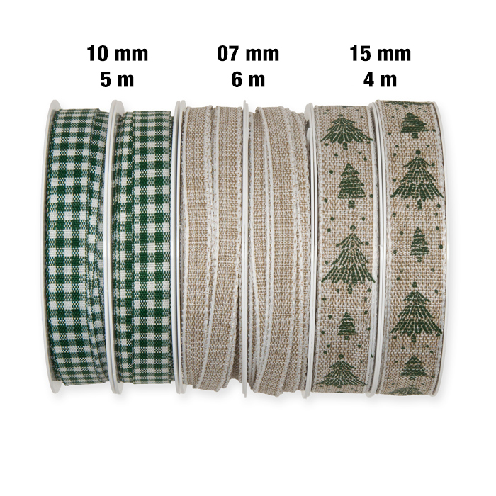 Geschenkband-Set "Tannenbäume" GBSET12
