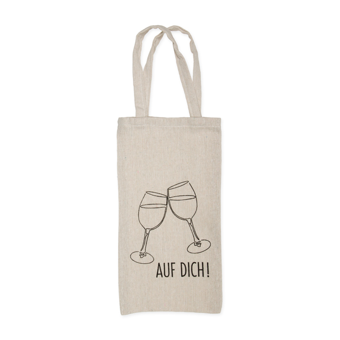 Flaschentasche "AUF DICH!" 98086