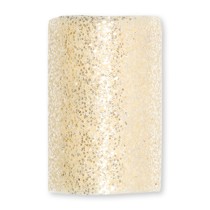 Deko-Glitter-Tüll mit Pailletten-Glitterdruck 75379