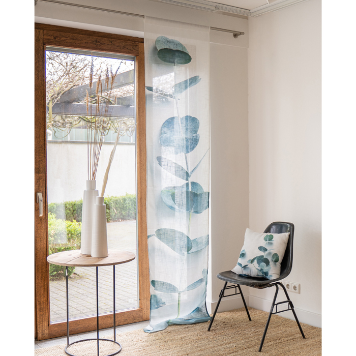 Halbtransparenter Vorhang "Eucalyptus" 74822