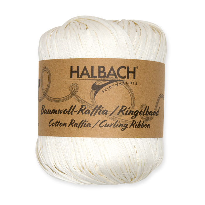 Baumwoll-Raffia / Ringelband 25504