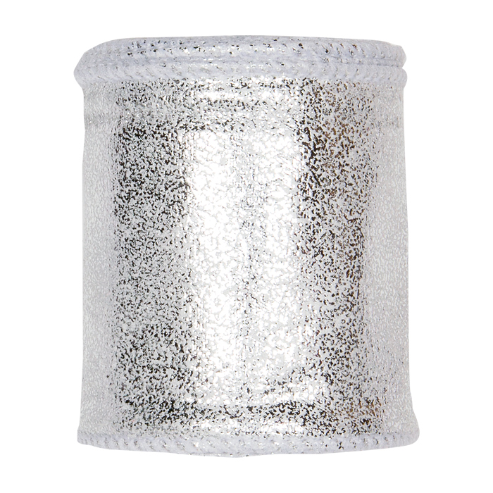 Band in Kunstleder-Optik mit Metallic-Druck 75375