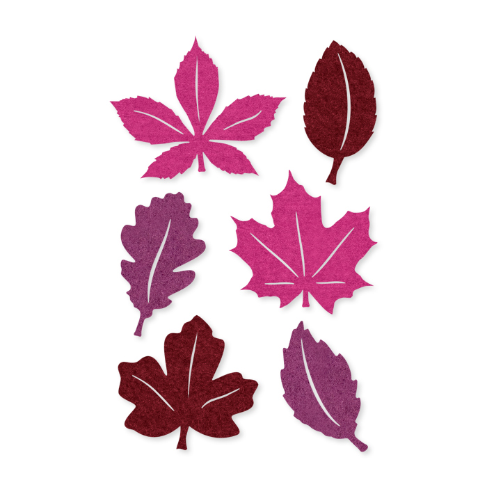 Filz-Sortiment "Herbstblätter" selbstklebend 34402