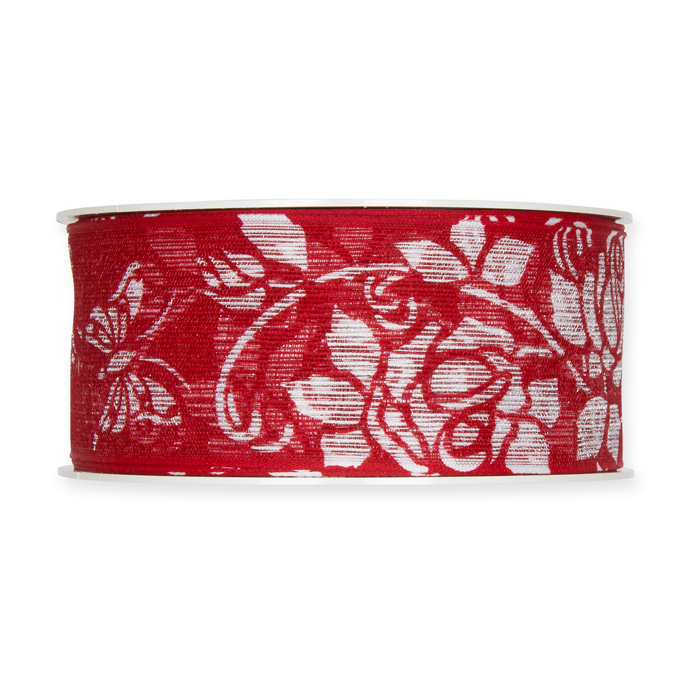 transparentes Druckband "Rosenranken" 1138