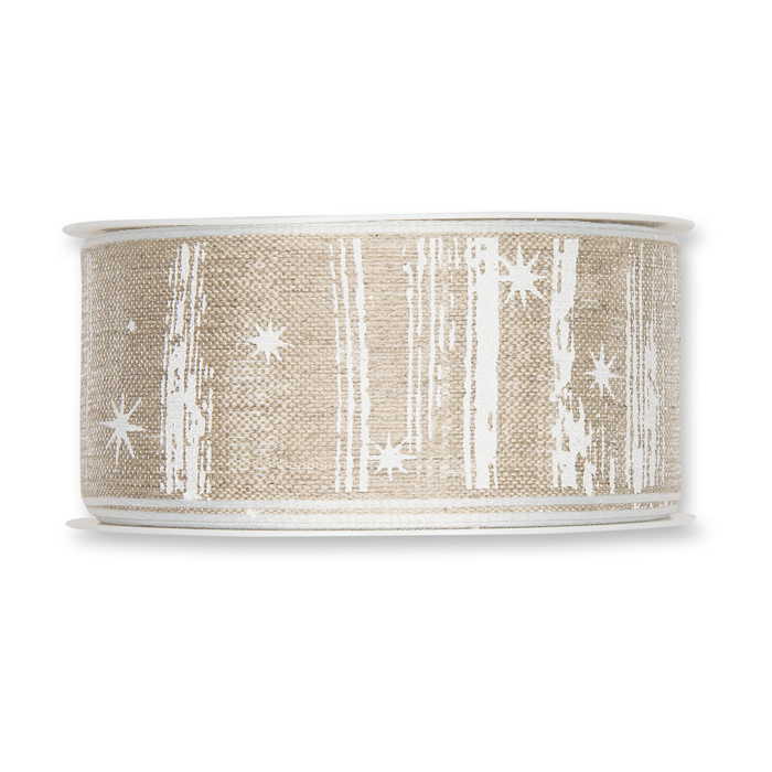 Leinen-Druckband "Sterne" 587