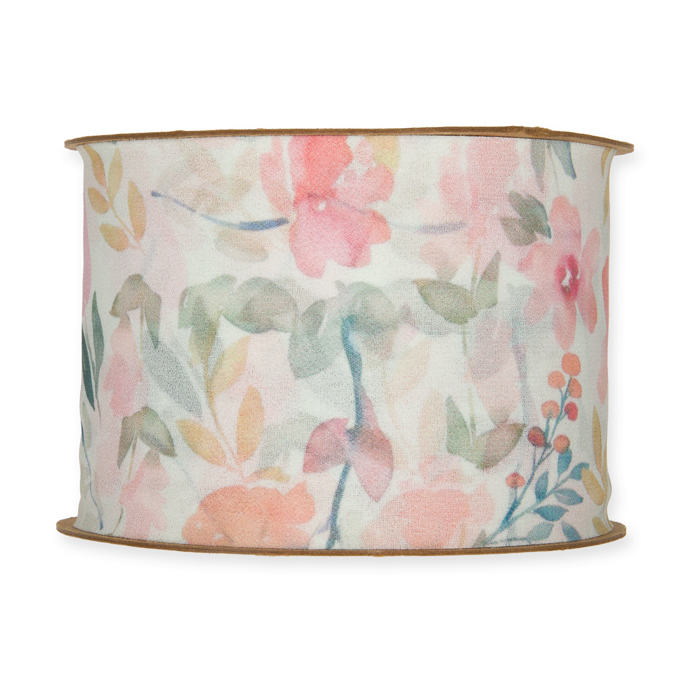 Chiffonband "Aquarell-Blüten" 93202