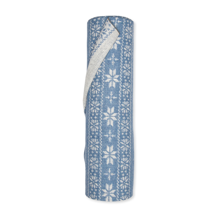 dusky blue/white