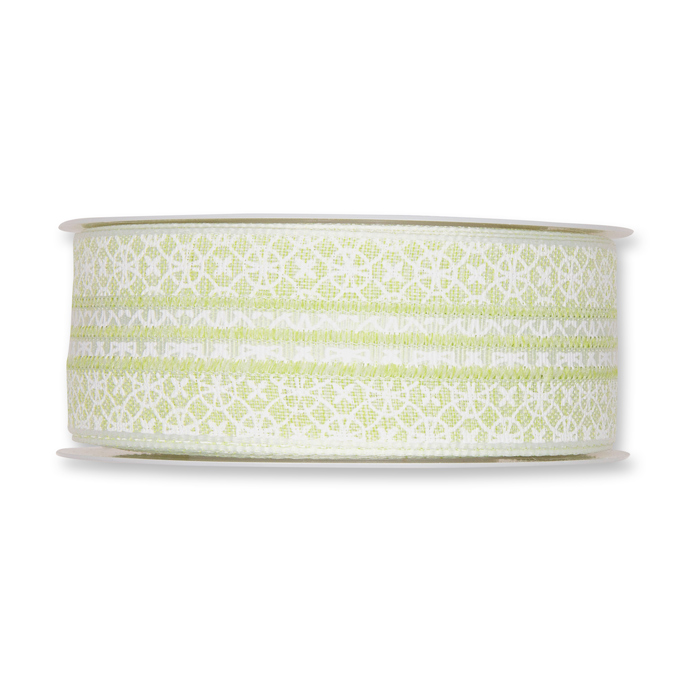 Streifen-Druckband "Blumen-Ornament" 289