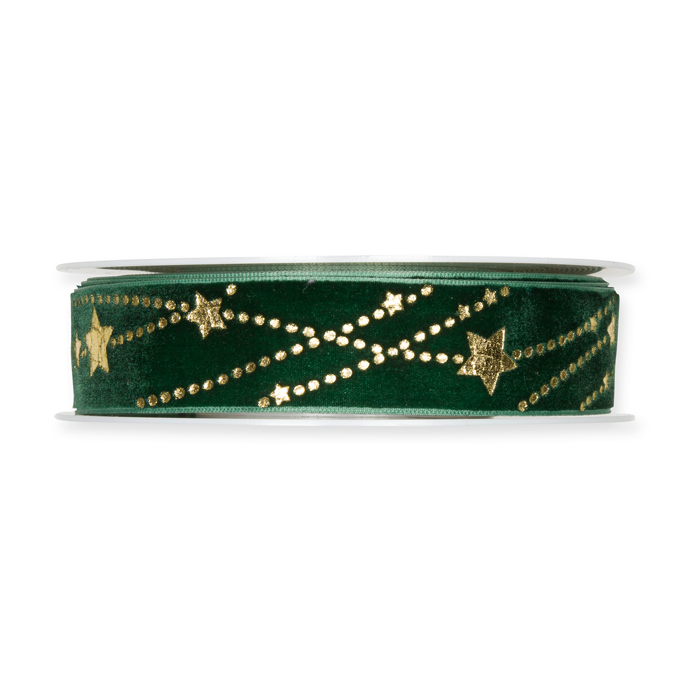 Samt-Druckband "Sterne" 886