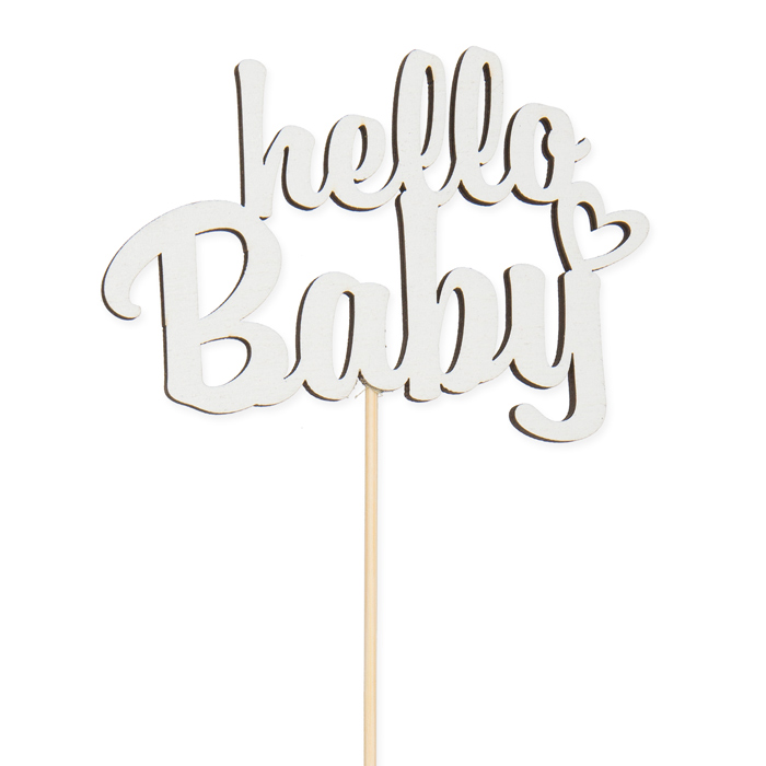 Holz-Stecker "hello Baby" 23280