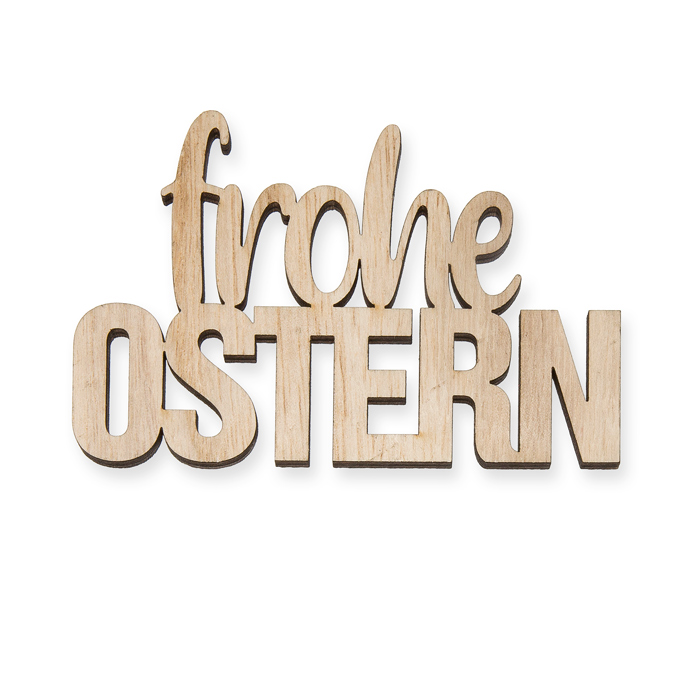 Holz-Aufsteller "frohe OSTERN" 23304