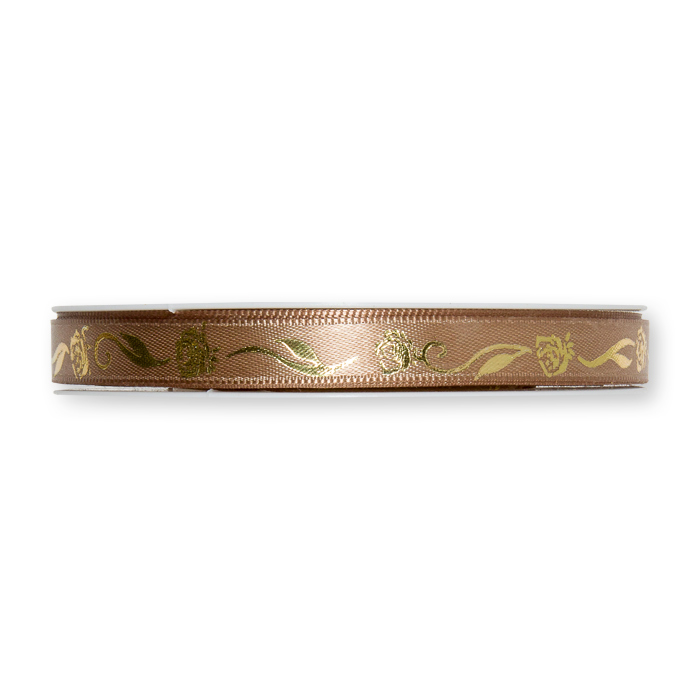 Satin-Druckbändchen "Rosen" 3101
