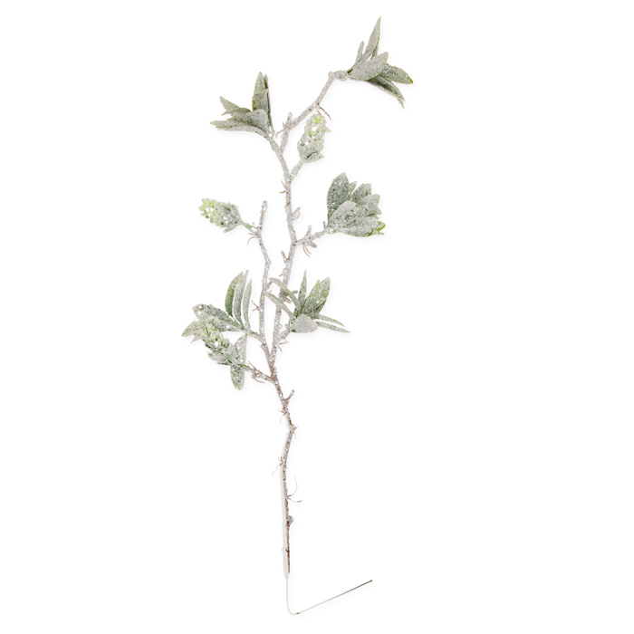 Deko Zweig "Eis-Glitter" 69cm 18233