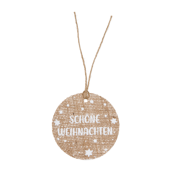 Deko-Anhänger "SCHÖNE WEIHNACHTEN", Weihnachtsanhänger / Geschenkanhänger 98125