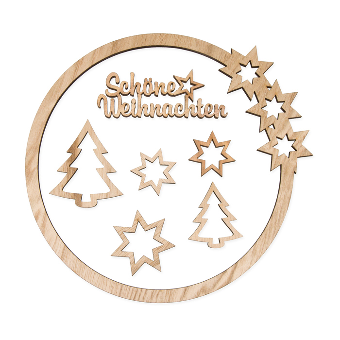 Holz-Hoop "Sterne" 23354