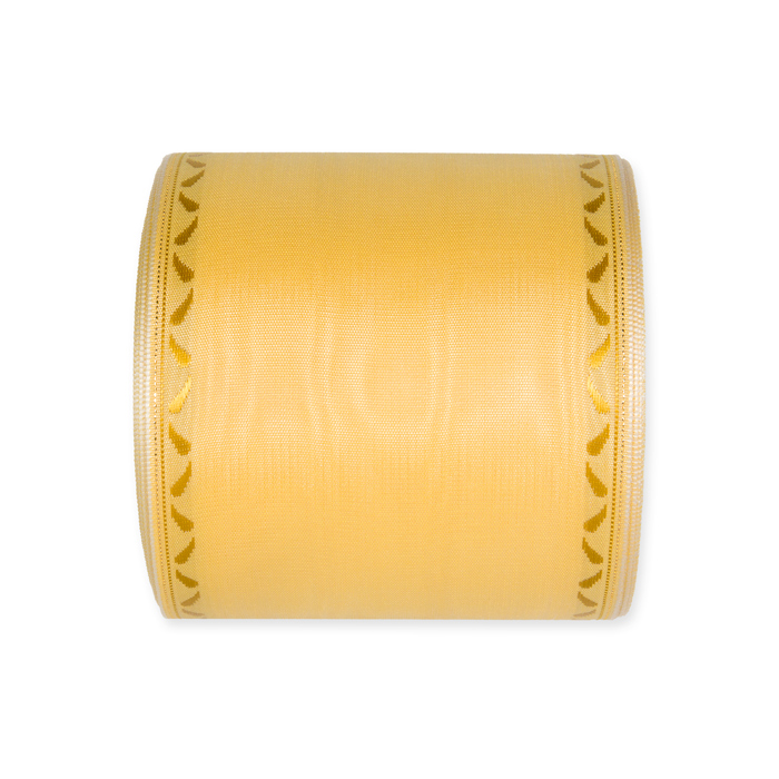 Moiréband mit Webrand - farbig 9909