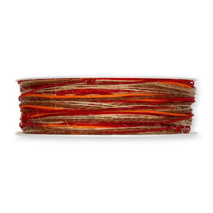 Kordel Materialmix: Jutegarn, Polyester-Schnüre, Papierkordel, Polyestergimpe, drahtverstärkt 7995
