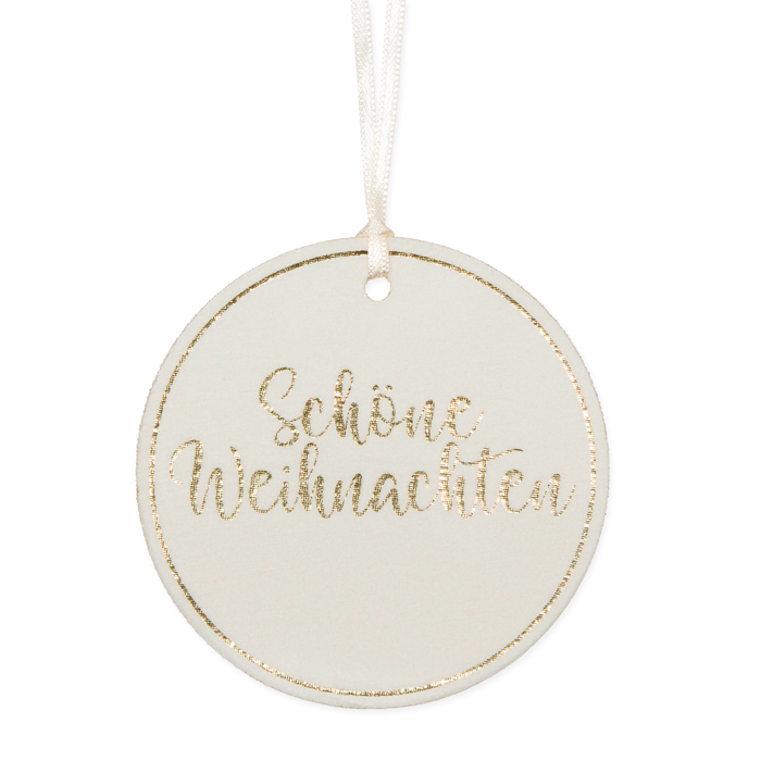Samt-Hänger "Schöne Weihnachten" 98043