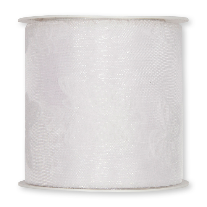 Organza Flockdruck "Schmetterlinge" 5946