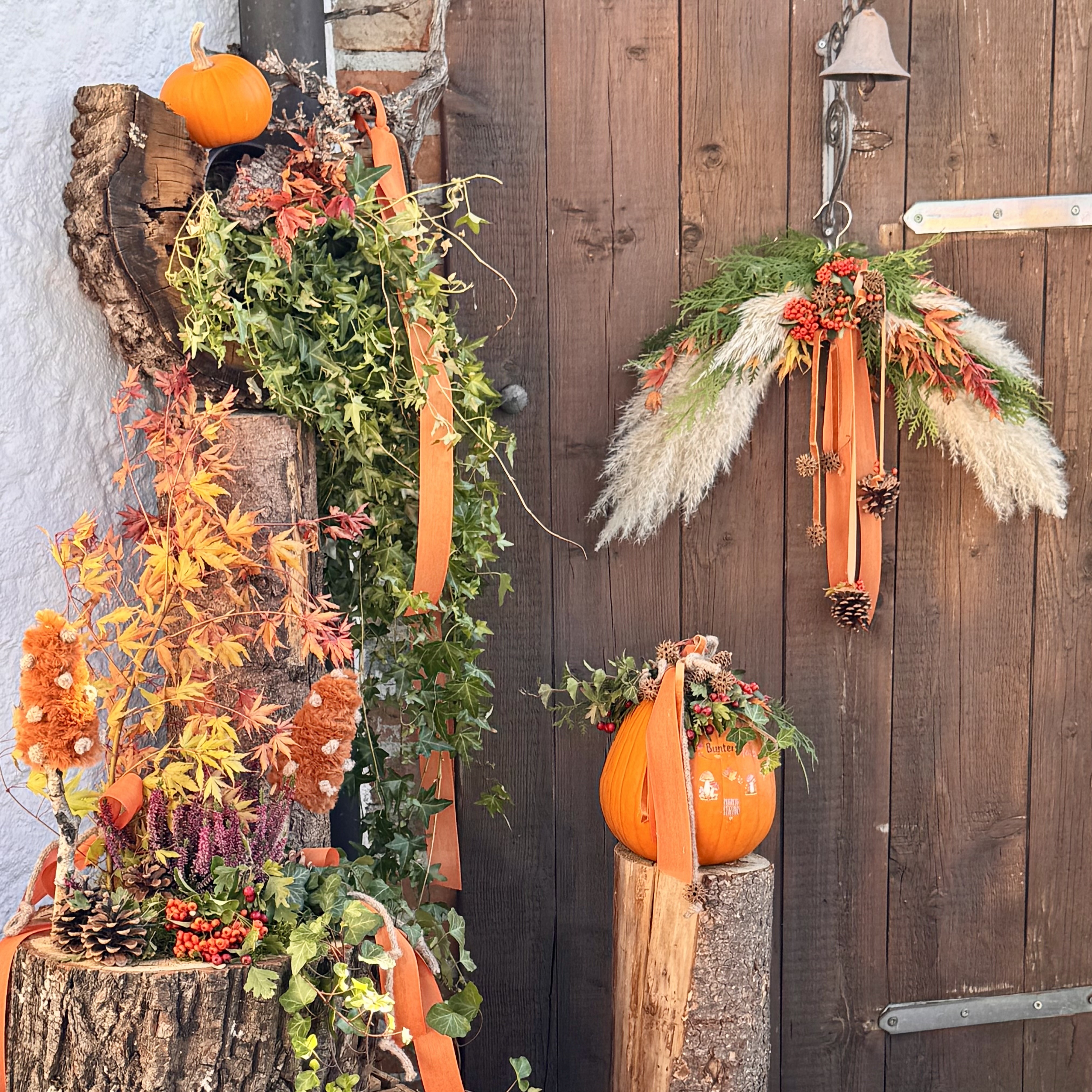 Herbstliche DIY-Pilze von Blumenparadies Michaela