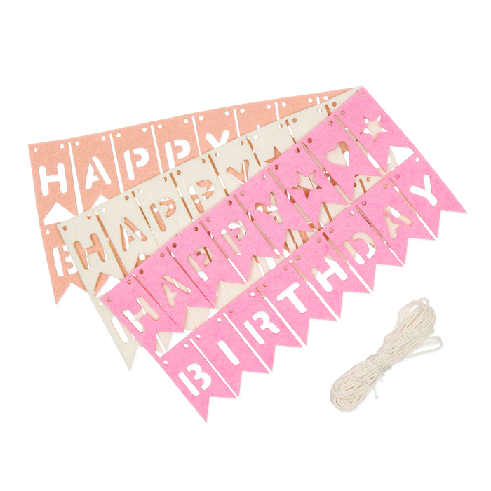 DIY Set Wimpel-Girlande "HAPPY BIRTHDAY" 63535