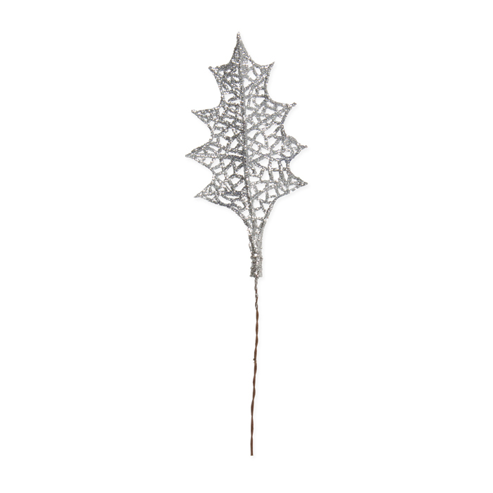 Glitter-Blätter "Ilex" 18252