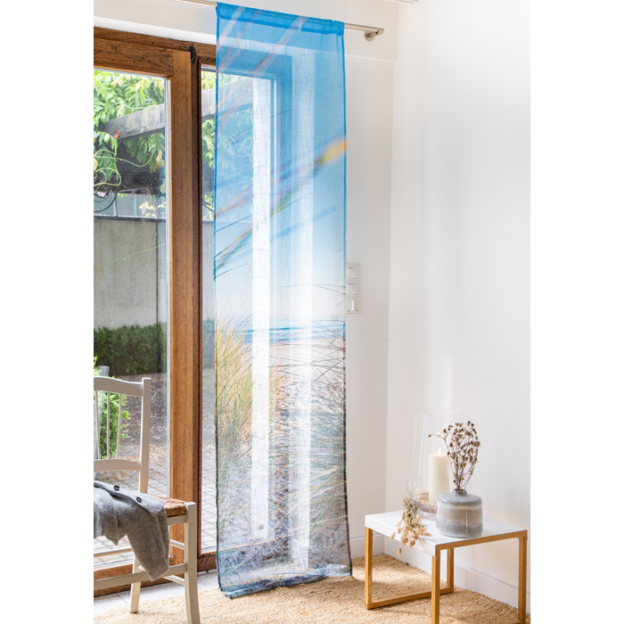 Halbtransparenter Vorhang "Weg zum Meer" 74874