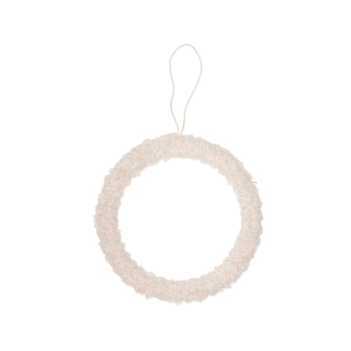 Kunstfell-Hänger "Ring", Deko-Hoop 23511