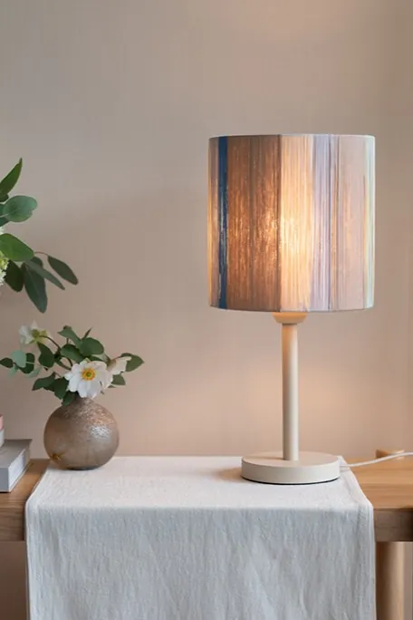 DIY-Lampenschirm aus Baumwoll Raffia