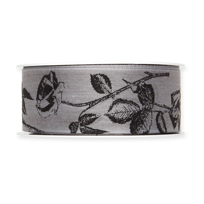 Trauerband "Rosen", Trauerflor 1244