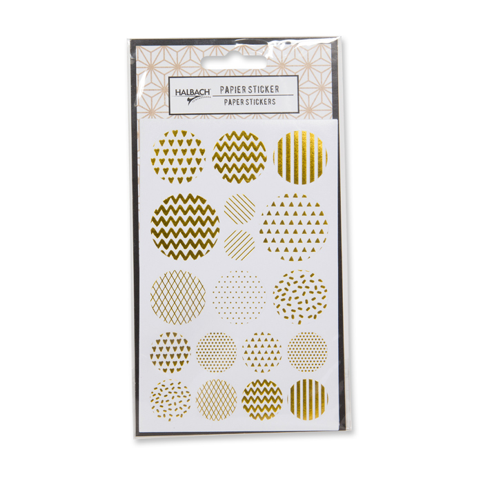 white/gold - circle