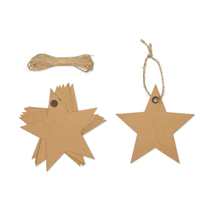 Papier-Anhänger "Stern" 19819