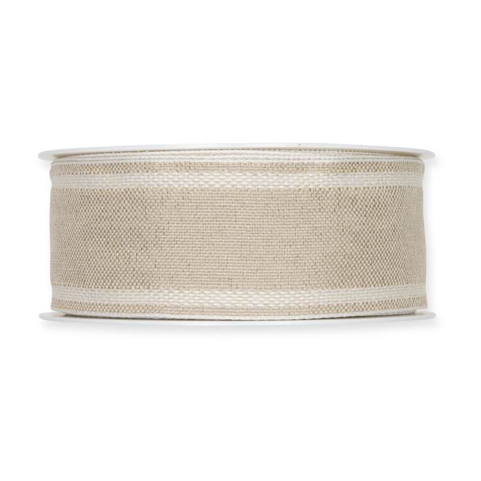 Leinenband mit Randstreifen 4719