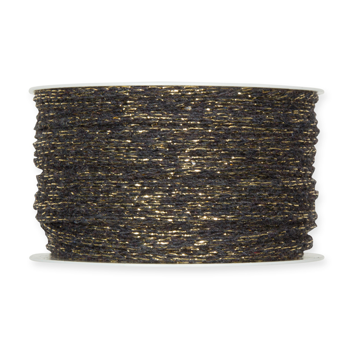 Baumwollkordel gestrickt mit Lurex 8731