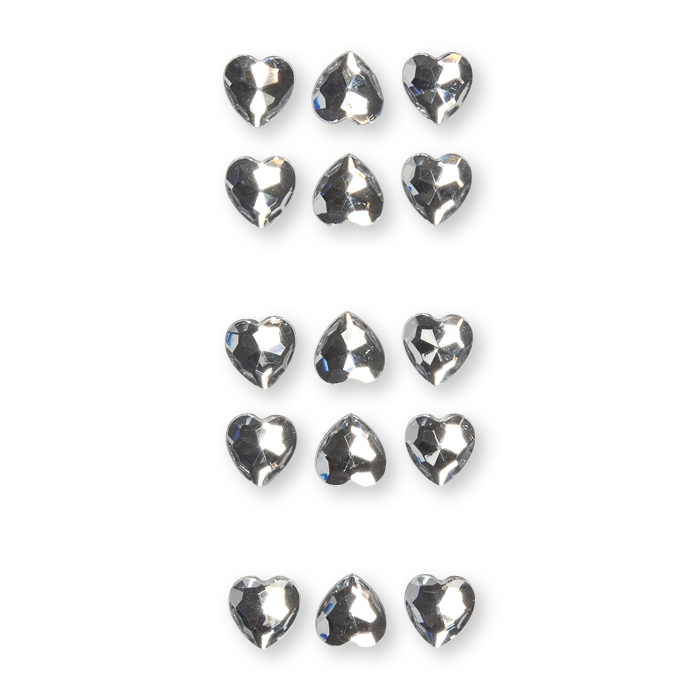 Strass-Sticker "Herzen" 19858