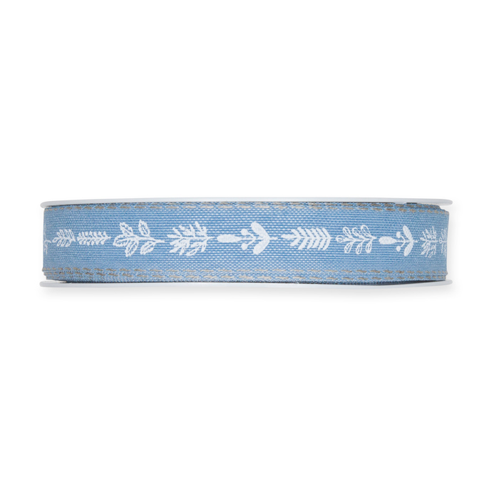dusky blue/white