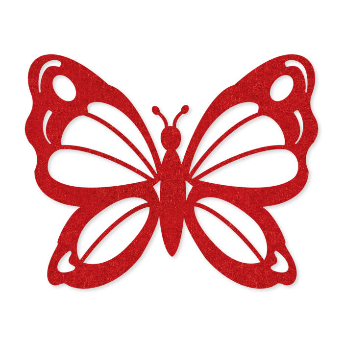 Filz-Schmetterling 11899