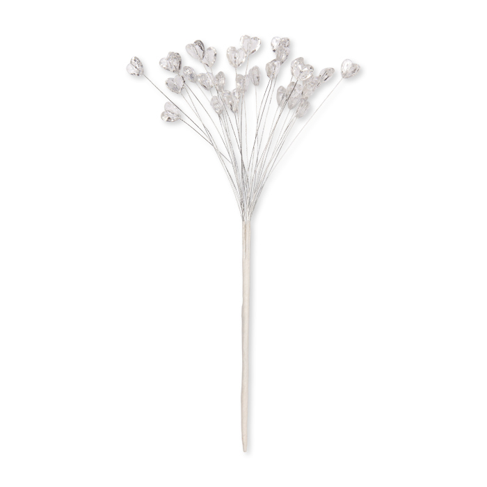 Deko Stick "Perlmuttperlen"/ "Herzen" 83317