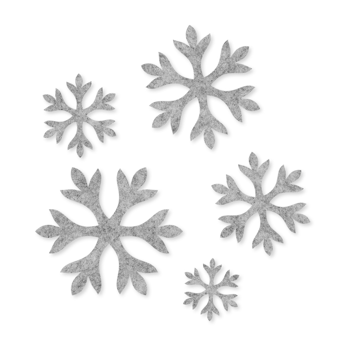 Filz-Sortiment "Eiskristalle" 11866